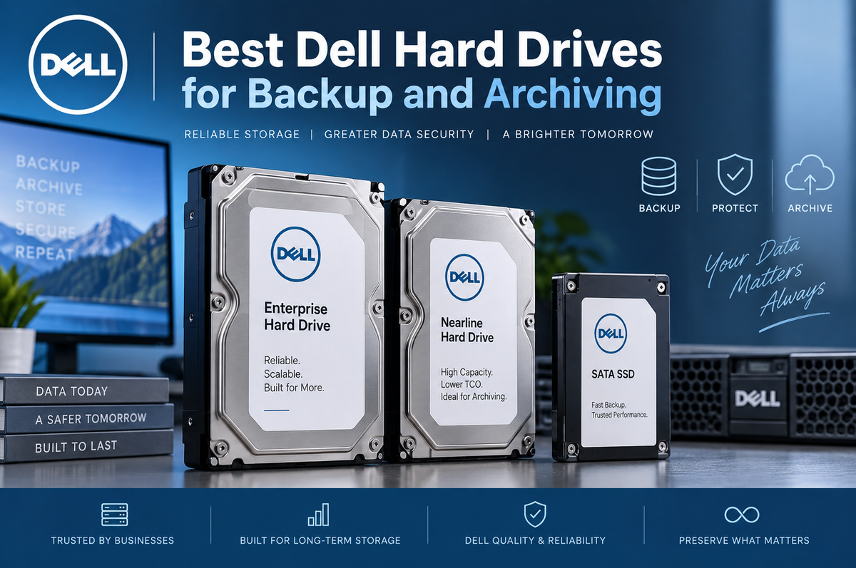 Best Dell Hard Drives for Backup and Archiving