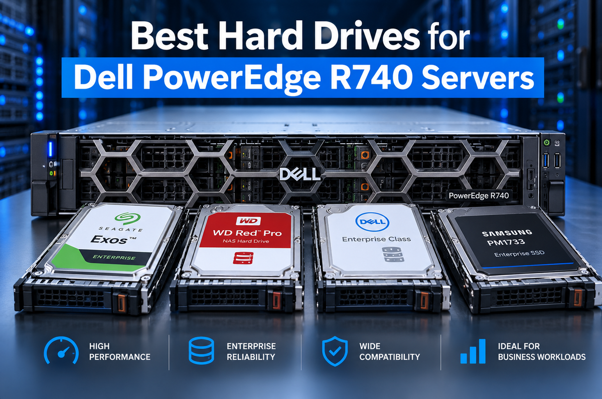 Best Hard Drives for Dell PowerEdge R740 Servers