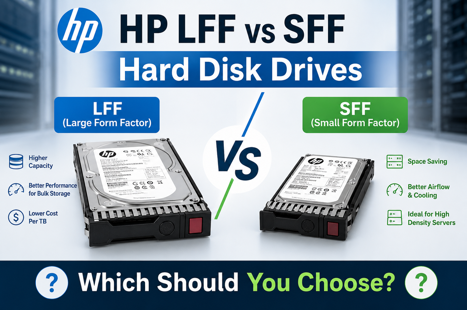 HP LFF vs SFF Hard Disk Drives Which Should You Choose