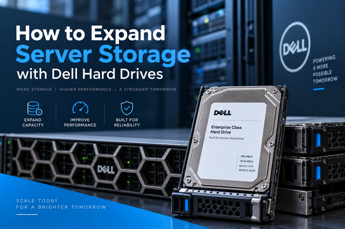 How to Expand Server Storage with Dell Hard Drives