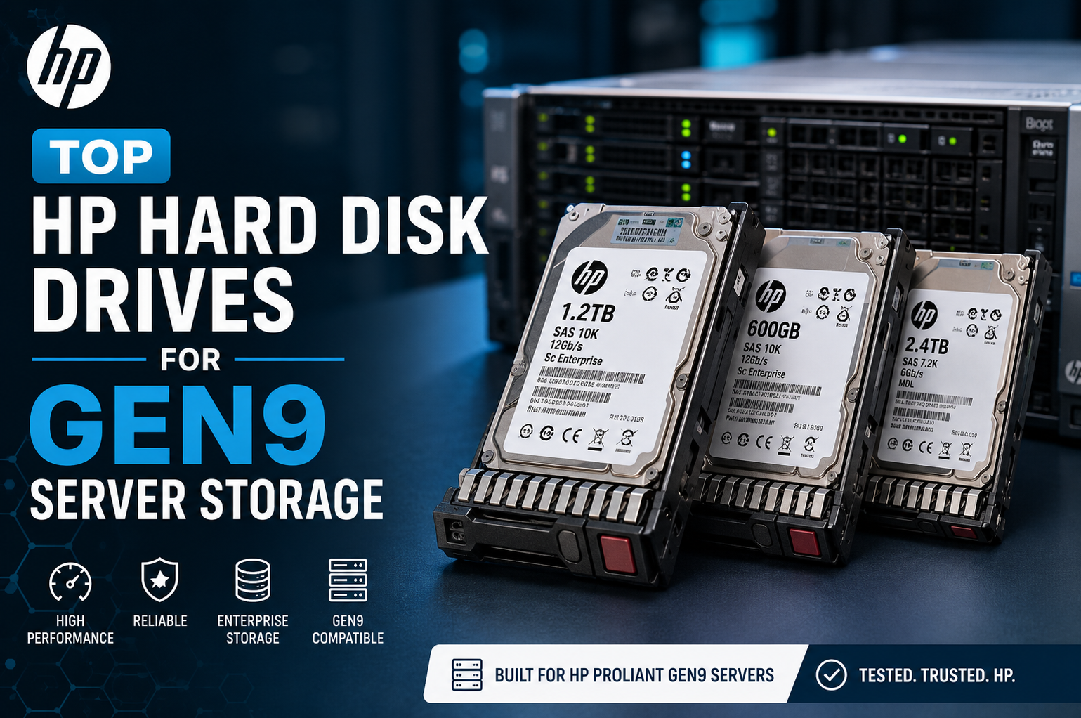 Top HP Hard Disk Drives for Gen9 Server Storage