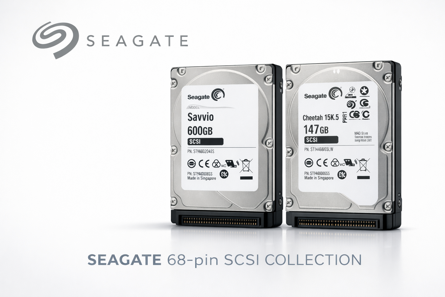 Seagate 68pin SCSI Hard Drives