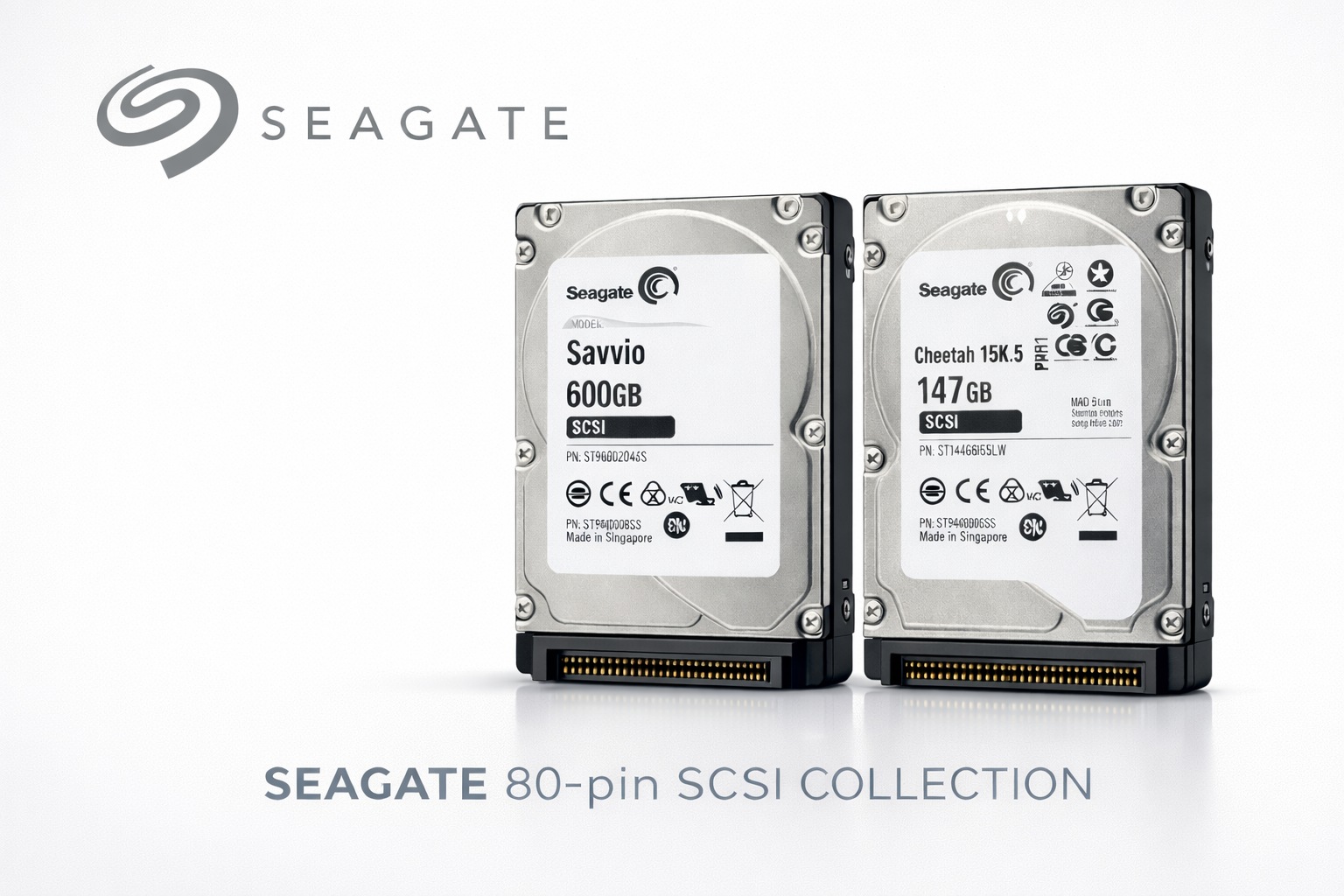 Seagate 80pin SCSI Hard Drives