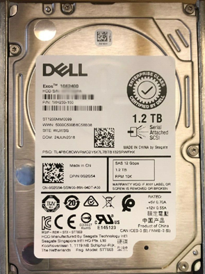DELL G2G54 1.2TB 2.5 10k 12G SAS Hard Disk Drive
