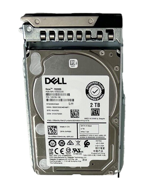 DELL 2TB 2.5 SFF 7.2k 6G SATA Hard Disk Drive