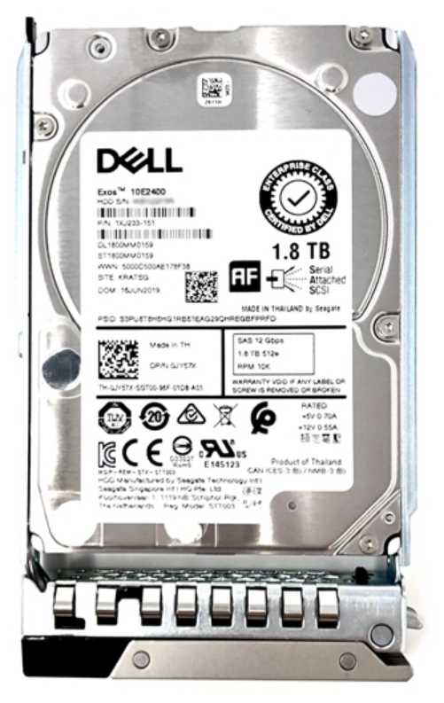 DELL 0F91TM 1.8TB 12G 10k 2.5 SAS G14 Hard disk drive
