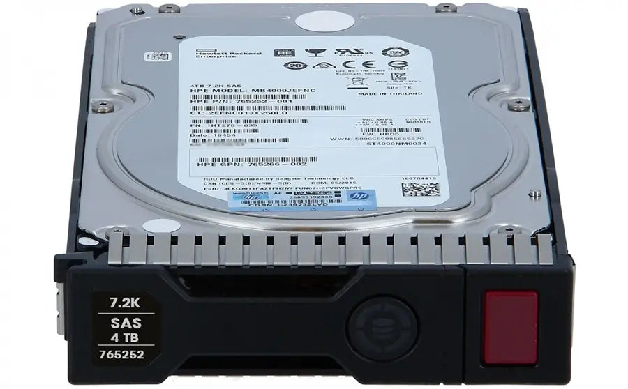 HP 765257-B21 4TB 3.5 12G SAS3 Enterprise hard disk drive