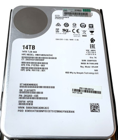 HP MB014000JWZHC 14TB SAS  3.5 Hard Disk Drive