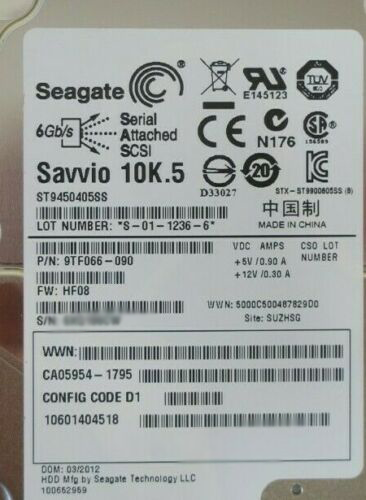 Fujitsu Eternus CA05954-1797 900GB 2.5 10K 6G SAS Disk