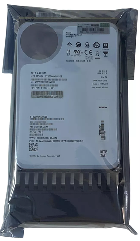 HP 868230-001 10TB MSA SAS 12G 3.5 Hard Disk Drive